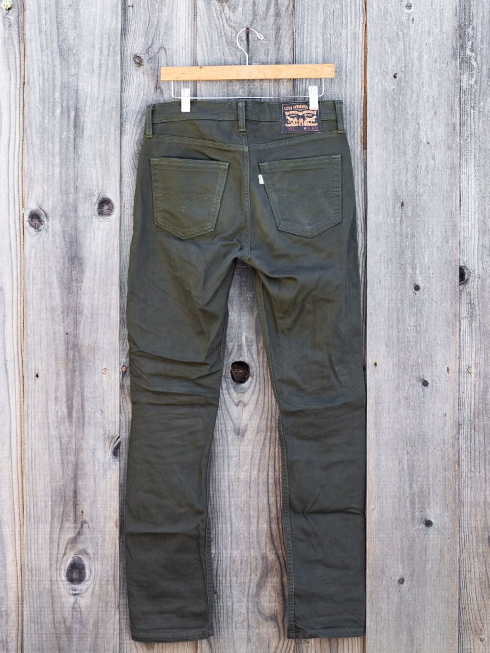 Levi's 511 Skateboarding Jeans Slim Fit, Forest Green (Olive) 31x32,